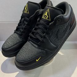 NIKE AIR JORDAN LOW SE “BLACK ANTHRACITE TOUR YELLOW”