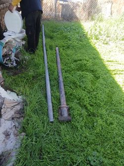 I'm Selling Two Poles, One Of Them Is 12 Foot Long And Another Is 6 Greate For A Gate Or Another Proyect.$ 35.00 For Both