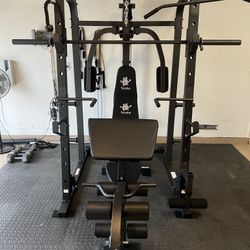 SMITH MACHINE/ PULLEY SYSTEM/ SQUAT RACK/ BENCH/ WEIGHTS/ BARBELL/ GYM EQUIPMENT/ FREE DELIVERY 🚚 