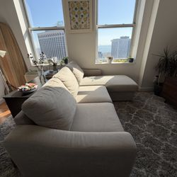 Coddle Aria Sleeper Sofa w/ Storage Chaise – Like New