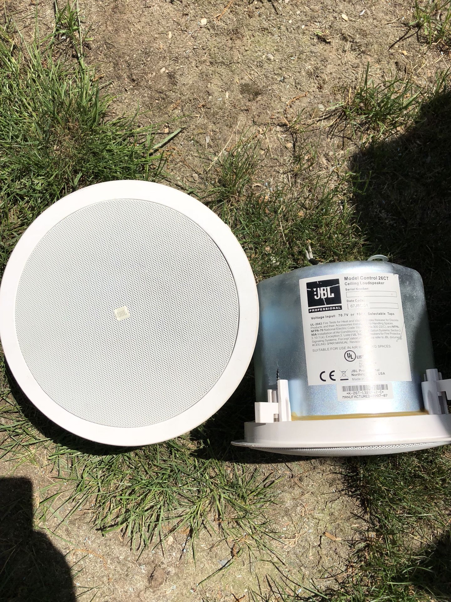 JBL Control 26CT ceiling speakers