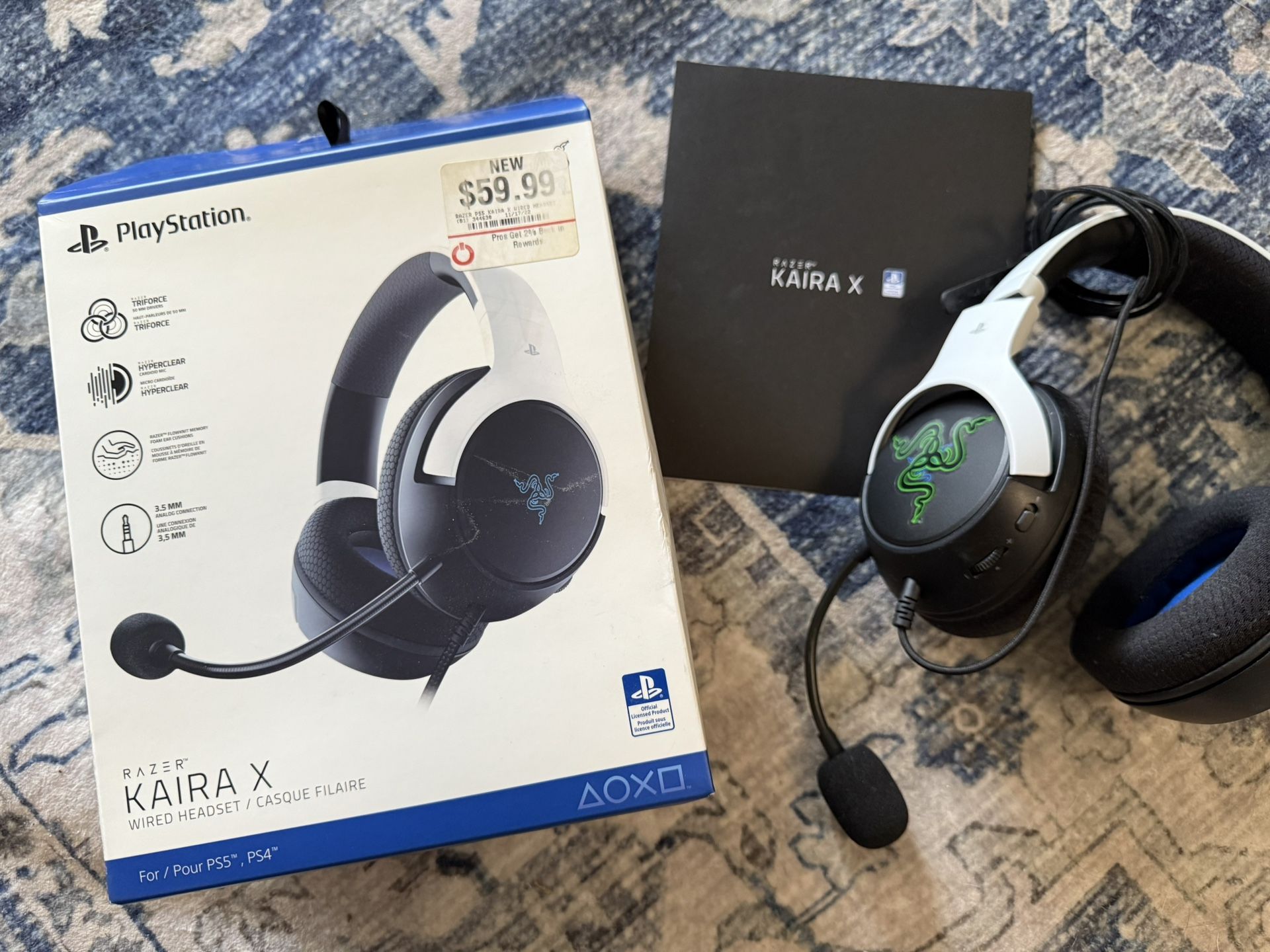 Playstation Kaira X Wired Headset Great Condition