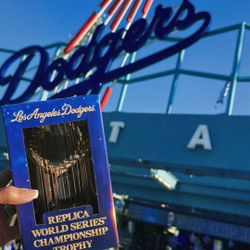 Dodgers World Series Trophy 🏆 