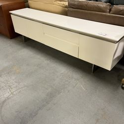 Modern White Tv Stand Credenza (in Store)