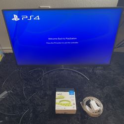 32 inch LG monitor with LED lights