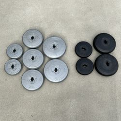 Olympic/Challenger Weight Lifting Plates/Dumbbells/Barbells