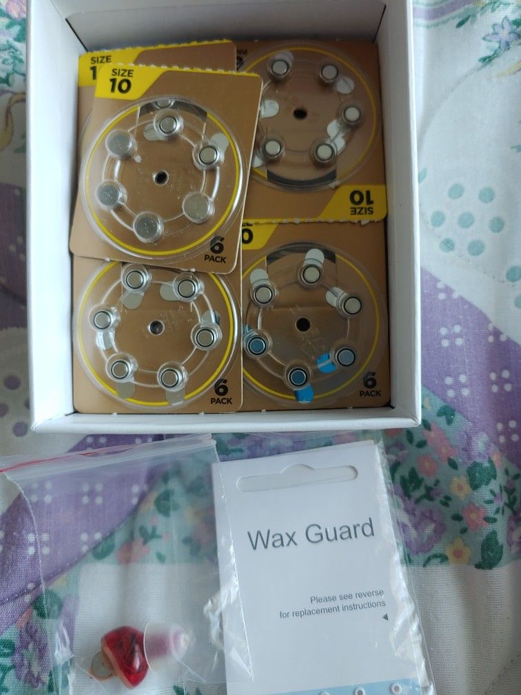 Hearing aid batteries +