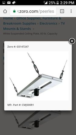 Projector ceiling mount