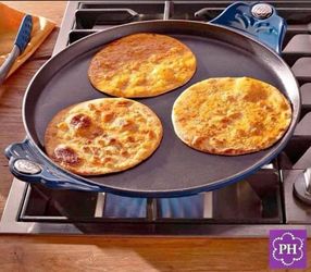 Comal De 13” Y Olla De 5qt Hierro Forjado Princess House