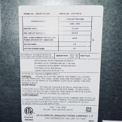 2.5 Ton Air Handler