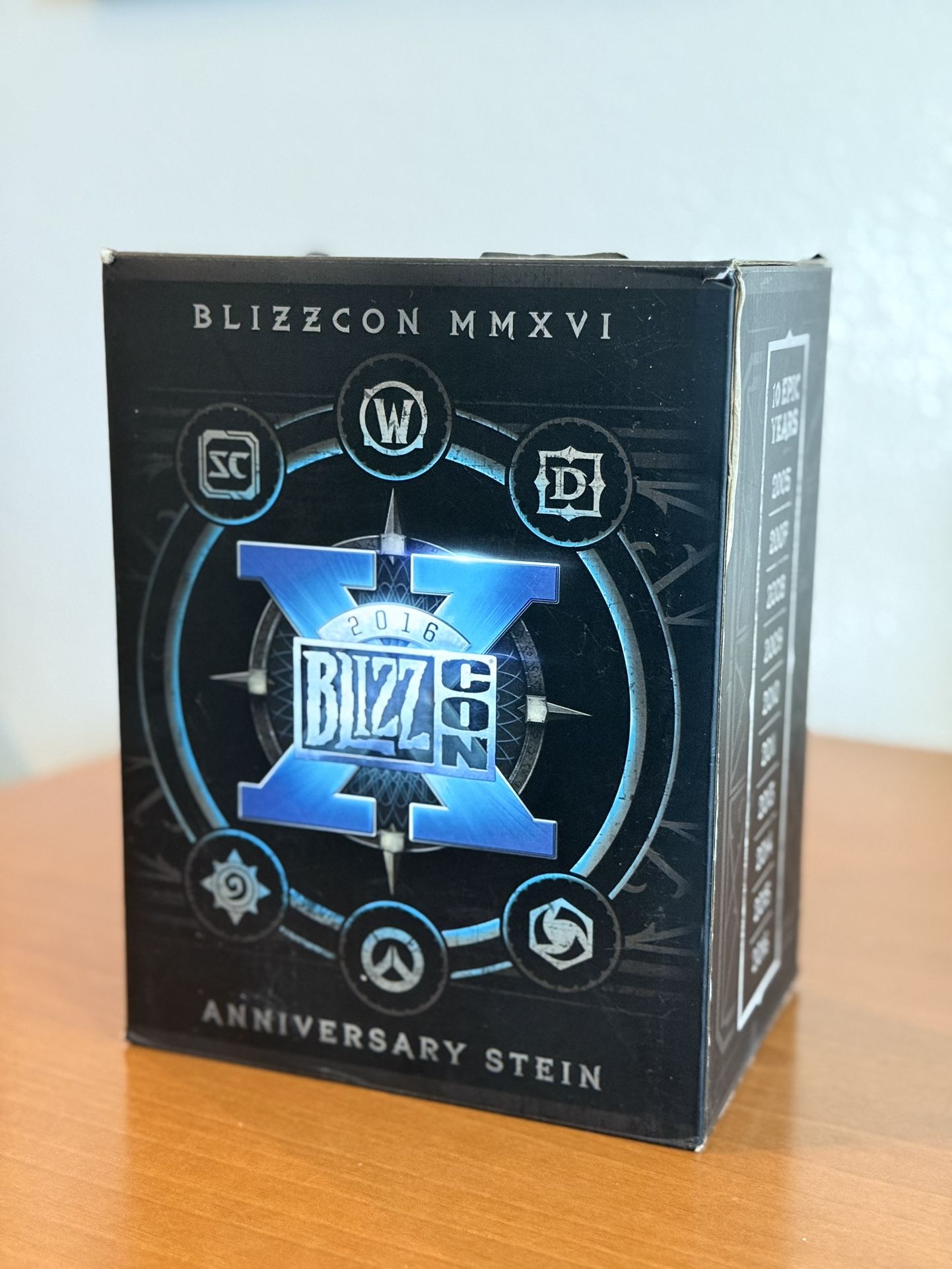 BlizzCon 2016 Exclusive 10 Year Anniversary Beer Stein