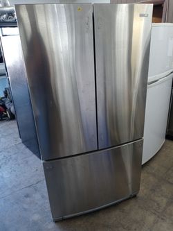 Electrolux stainless steel french door refrigerator (no handles) - Free delivery