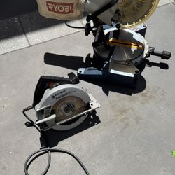 Chop Saw And Circular Saw