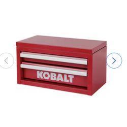 Red 2 Drawer Mini Kobalt Tool Chest