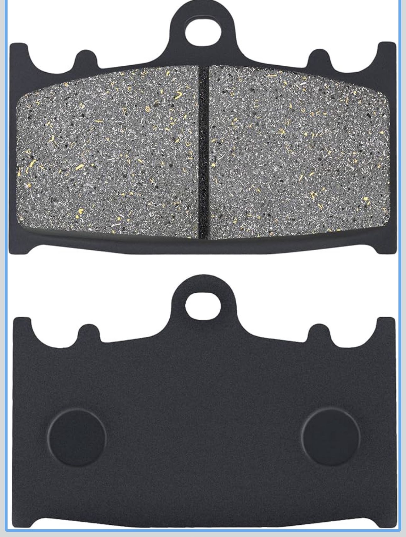 Road Passion Front Disc Brake Pads Replacement For KAWASAKI KLZ 1000 SE LT (BJF - ABS) 18-20/ ZZR 1100 (ZX 1100 C1-C3) (D1-D9) 90-01/ ZR 1100 A1-A4 ‘Z