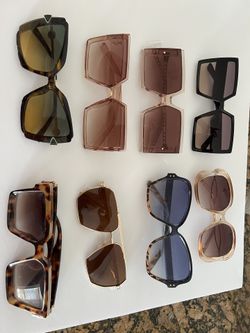 8 Pairs Woman’s Sunglasses Never Worn