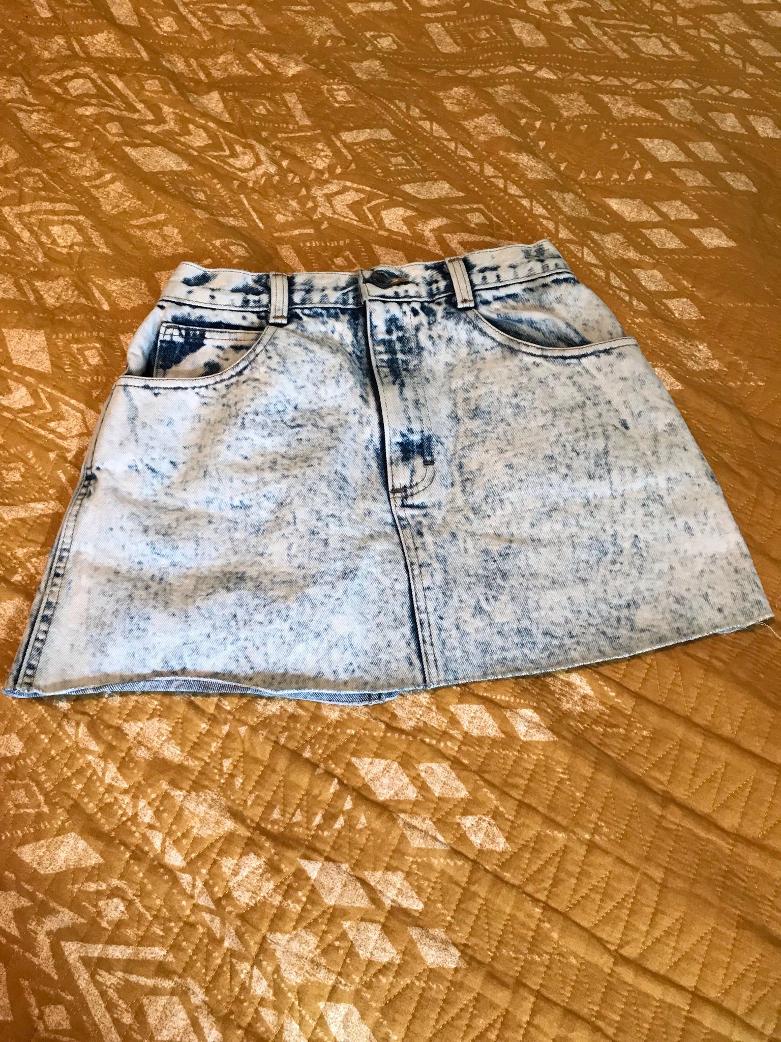 Palmetto’s  Vintage 80’s Denim Skirt 
