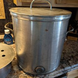 12 1/2 Gal Stainless Steamer/ Stock Pot