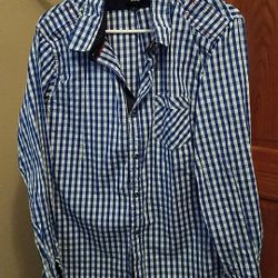 Men's German Bavarian Oktoberfest size Large button down dress shirt