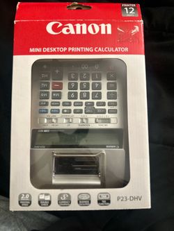 Canon Mini Desktop Printing Calculator