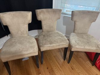6 chairs all need cleaning