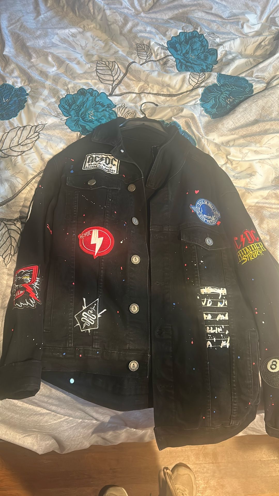 Awesome AC/ DC x Reason Commemorative World Tour Denim Jacket