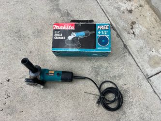 makita grinder $70 / ridgid sander$45 and 18-gauge brad nails$30