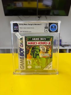 Army Men: Sarge's Heroes 2 Game Boy Color WATA 8.5 Sealed