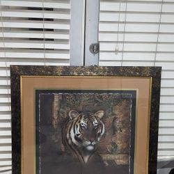 Tiger Frame, Mirror, Coffee Table 