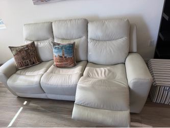Leather sofa