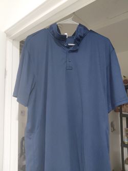 Blue uniform shirt