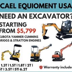 WHOLESALE PRICE BRAND NEW MINI EXCAVATORS