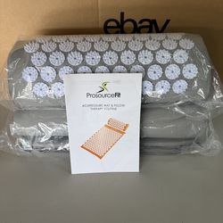 ProsourceFit Acupressure Mat and Pillow Set for Back/Neck Pain Relief