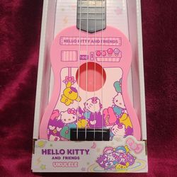 Hello Kitty & Friends Pink Ukelele Guitar New In Box