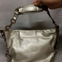 Coach bag Metallic