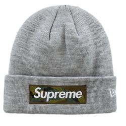 SUPREME BOGO BEANIE 2023 Heather Grey!!