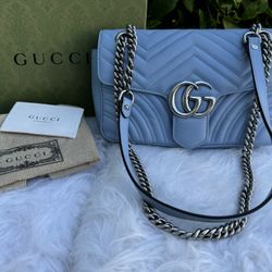 💯 Authentic Gucci Marmount Medium Shoulder/ Crossbody Bag Retail Value $2850 + Tax 