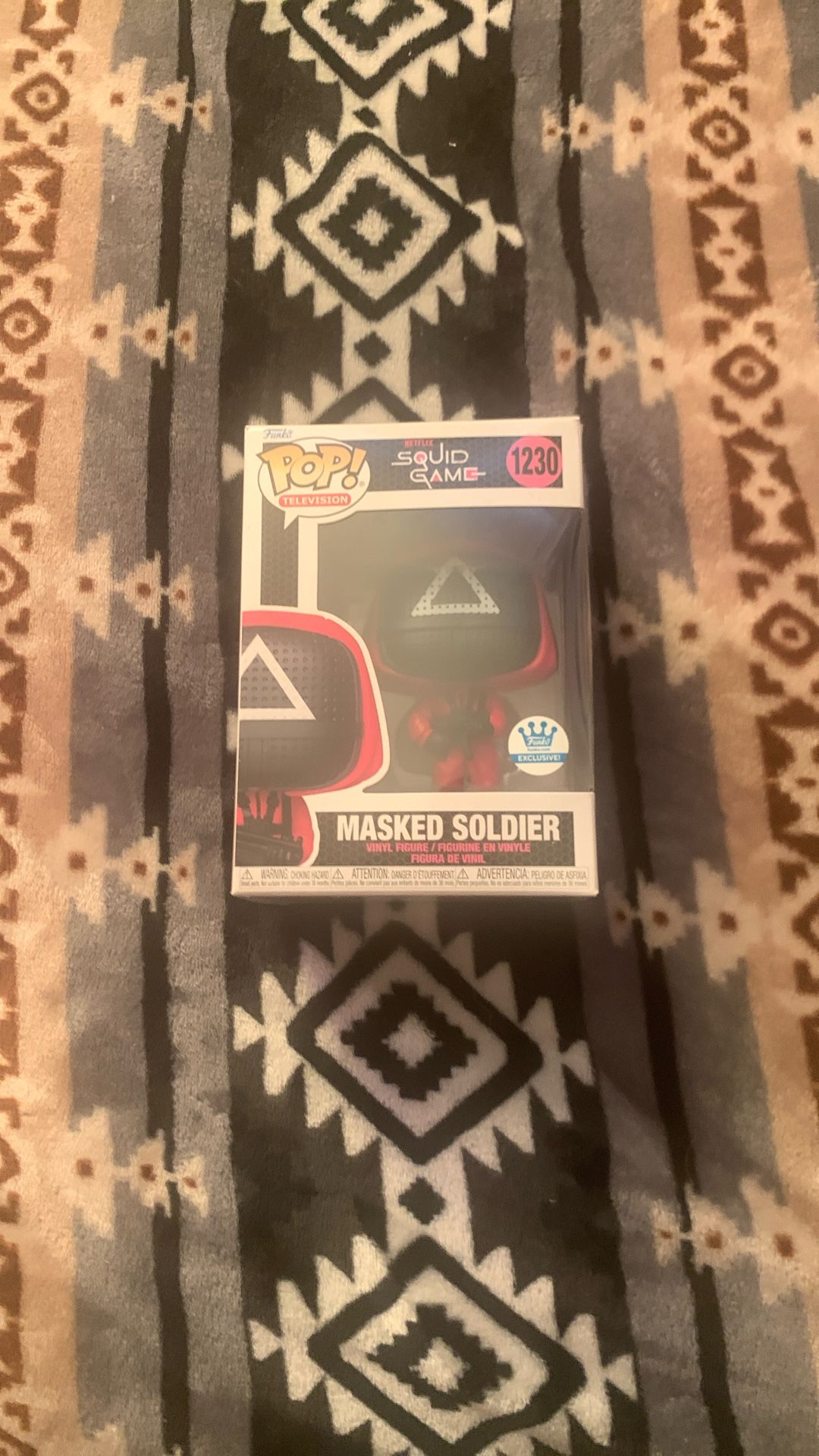Exclusive Squid game Triangle Guard Funko Pop