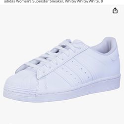 White Adidas Women’s Superstar Shoes
