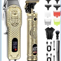 Professional Wireless Hair Clippers for Men, New
