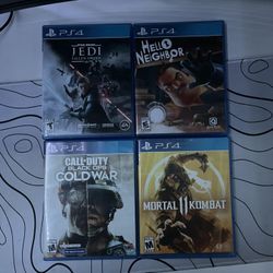 4 PS4 Game Collection