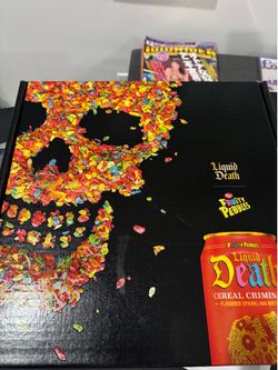 Liquid death fruity pebbles