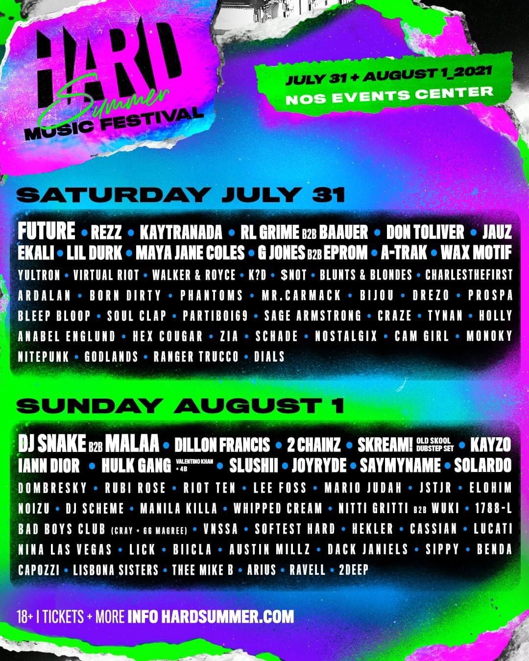 Hard Summer VIP+ 2-Day Pass