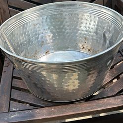 Stainless Steel Large Tub 16” x 8.5” h. Still available