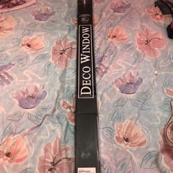 Deco Window Draper Rod