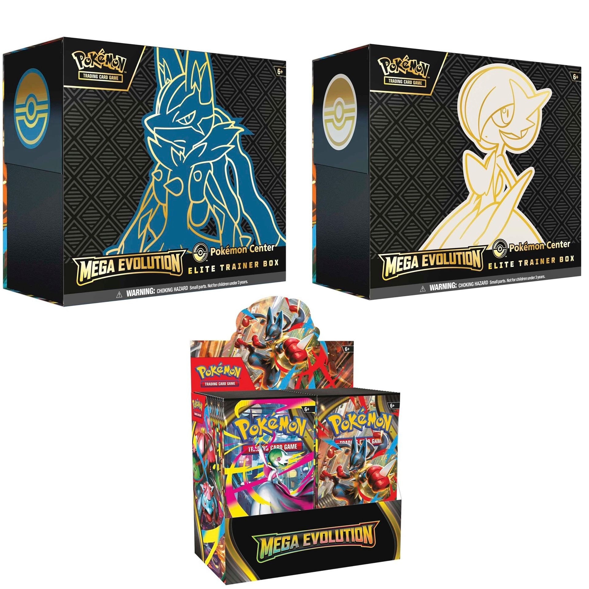 Mega Evolution Both Pokemon Center Exclusive ETB & Enhanced Booster Box PREORDER