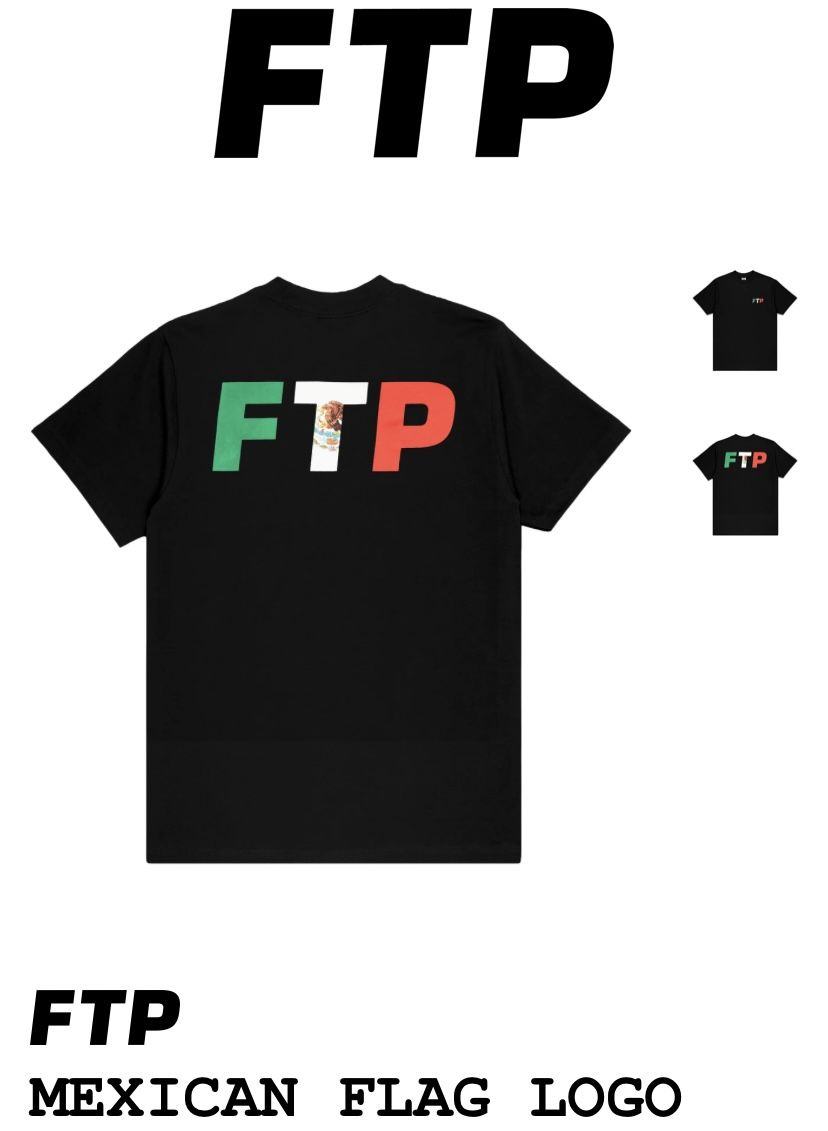 FTP Mexico Logo Shirt Grey Sz L