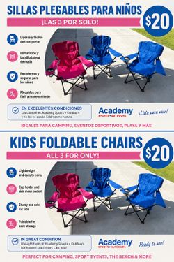 Kids beach chairs