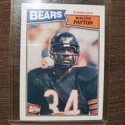 Walter Payton 5-card Lot