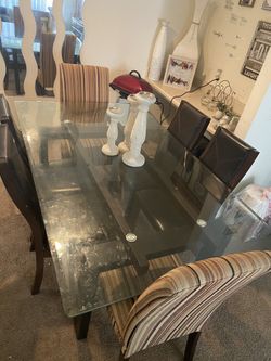 6pcs dining table